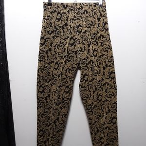 Vintage Rich Classy Pattern Pants Sz S/M